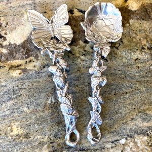 Arthur Court butterfly serving spoons